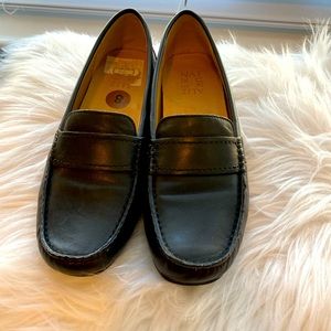 Leather loafers